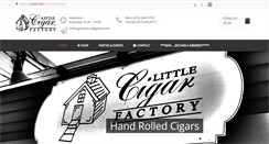 Desktop Screenshot of littlecigarfactory.com